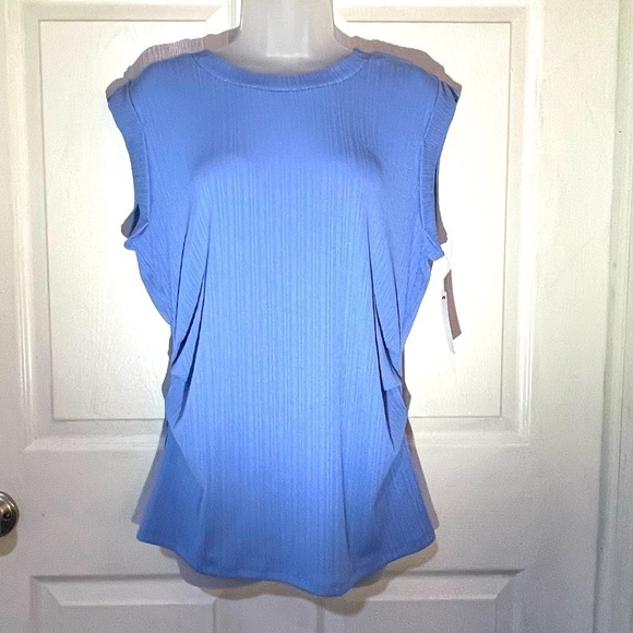 9 west Tops - 9West cornflower blue blouse, women's Large​​​​​​​